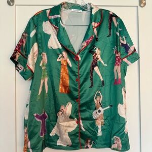 Vibrant Taylor Swift Eras Tour PJ set